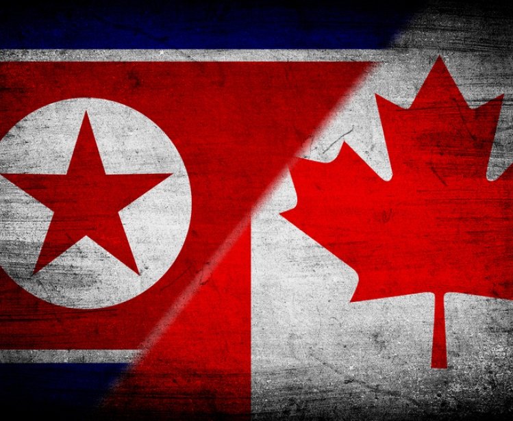 Canada_NorthKorea_Flags