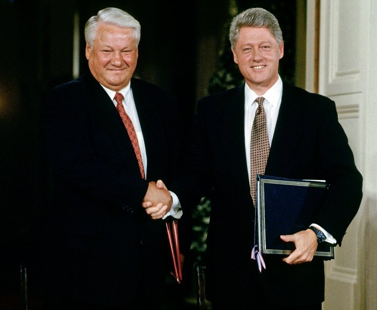 Image Yeltsin/Clinton