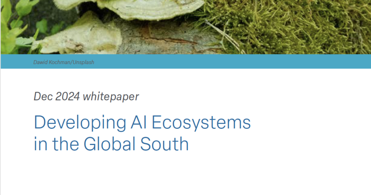 Developing AI Ecosystems in the Global South | Wilson Center