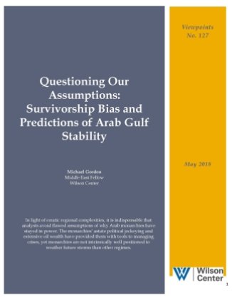 Questioning Our Assumptions: Survivorship Bias and Predictions of Arab Gulf Stability