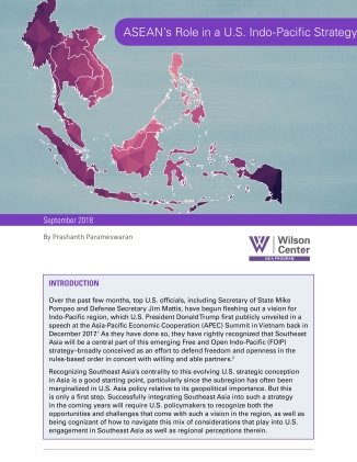 ASEAN's Role in a U.S. Indo-Pacific Strategy