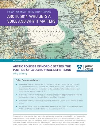Arctic Policies of Nordic States: The Politics of Geographical Definitions