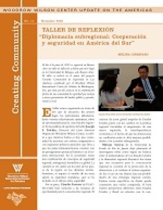 TALLER DE REFLEXIÓN: Diplomacia Subregional: Cooperaci&#243;n y Seguridad en América del Sur