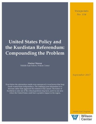 United States Policy and the Kurdistan Referendum: Compounding the Problem