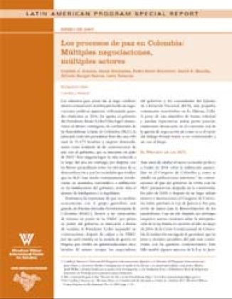 Los procesos de paz en Colombia