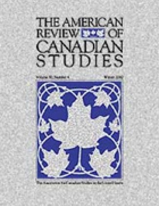 The American Review of Canadian Studies