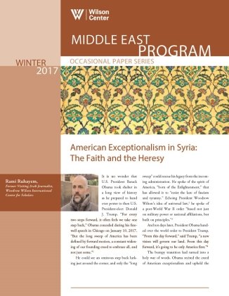 American Exceptionalism in Syria: The Faith and the Heresy