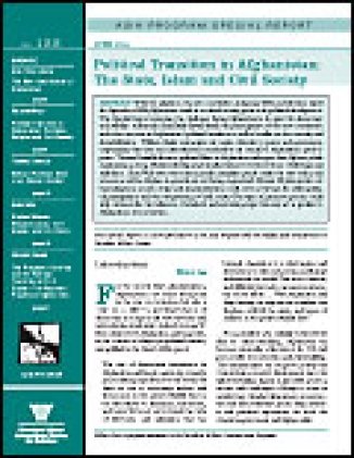 Political Transition in Afghanistan: The State, Islam and Civil Society (PDF)