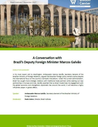 Event Summary: A Conversation with Brazil’s Deputy Foreign Minister Marcos Galvão
