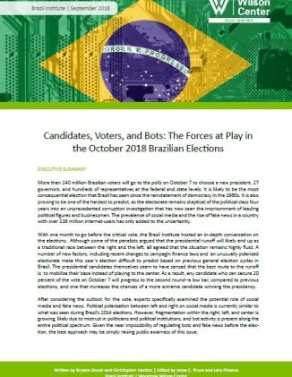 Event Summary: Candidates, Voters, and Bots: The Forces at Play in the October 2018 Brazilian Elections