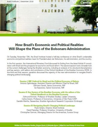 Event Summary: How Brazil’s Economic and Political Realities Will Shape the Plans of the Bolsonaro Administration