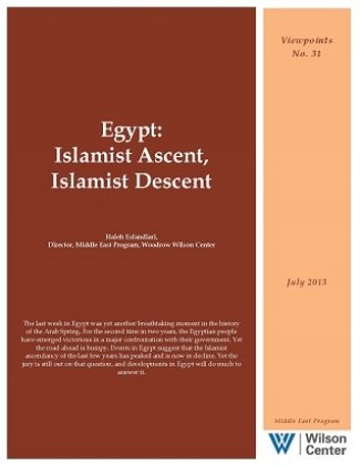 Egypt: Islamist Ascent, Islamist Descent