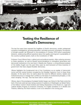 Event Summary: Testing the Resilience of Brazil's Democracy