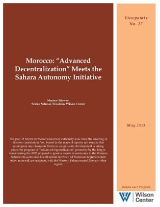 Morocco: “Advanced Decentralization” Meets the Sahara Autonomy Initiative
