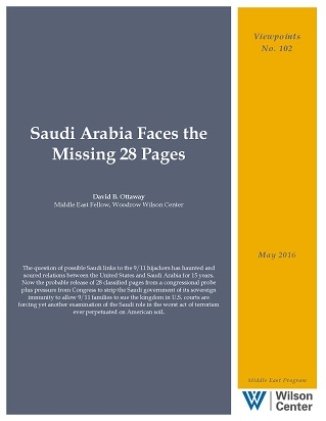 Saudi Arabia Faces the Missing 28 Pages