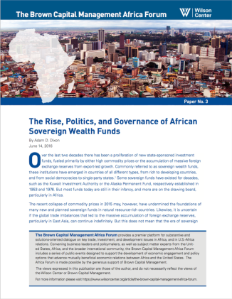 The Rise, Politics, and Governance of African Sovereign Wealth Funds