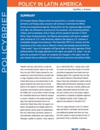 Setting Priorities for U.S. Policy in Latin America