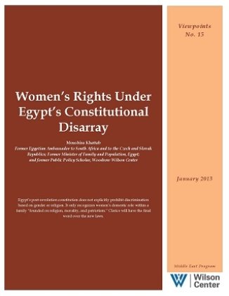 Women's Rights Under Egypt's Constitutional Disarray