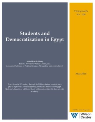 Students and Democratization in Egypt
