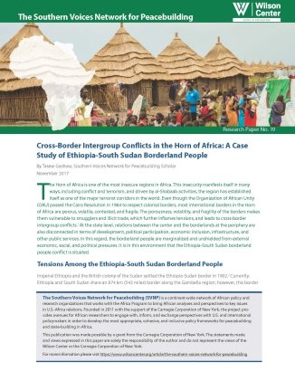 Mitigating Cross-Border Intergroup Conflicts along the Ethiopia-South Sudan Border