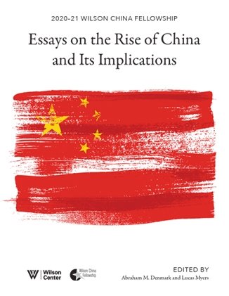 The cover of the book featuring a painting of the Chinese flag.