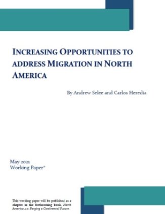 Cover - Increasing Opportunities to Address Migration in North America