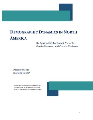 Demographic Dynamics in North America Cover Page