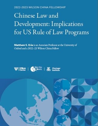 Cover - Chinese Law and Development: Implications for US Rule of Law Programs