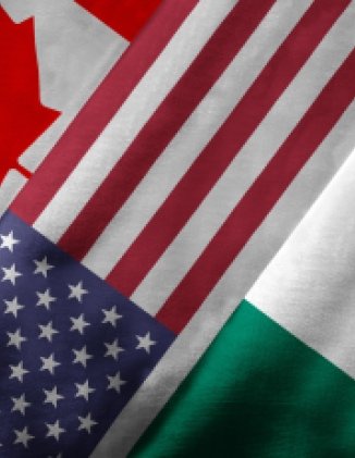 North American flags