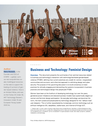 Technology-facilitated Gender-based Violence: Feminist Design cover