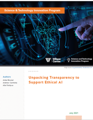 Unpacking Transparency to Support Ethical AI Cover