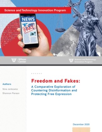 Publication cover for Images -- STIP Freedom and Fakes: A Comparative Exploration of Countering Disinformation and Protecting Free Expression