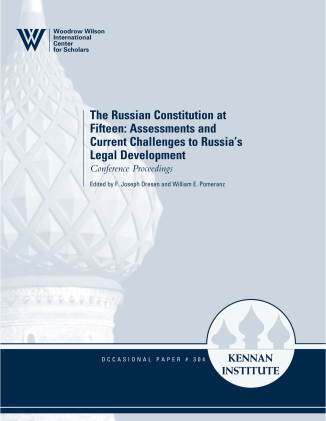 Russian constitution at 15 cover image