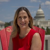 Kirsten Hillman on terrace