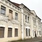 bullet holes in building in Ukraine