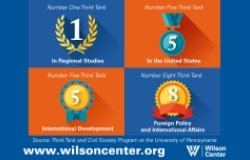 Wilson Center Named World’s Best Regional Studies Think Tank
