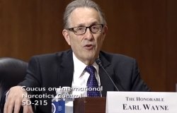 'Countering the Global Narcotics Epidemic – The United States’ Counternarcotics Strategy': Earl Anthony Wayne Testifies before the U.S. Senate Caucus on International Narcotics Control