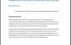 North America’s New Free Trade Agreement: Impacts on the North American Auto Sector