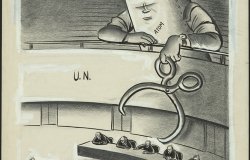 Herb Block, “The Iceman Cometh,” 1946