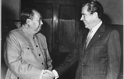 Nixon Shaking Hands with Mao Zedong, February 21, 1972
