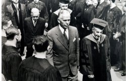 Secretary of State George Marshall at Harvard University