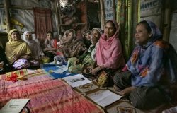 Rohingyan women in Bangladesh