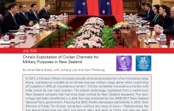 Delegations from China and New Zealand around conference room tables.