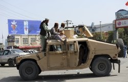 Taliban Fighters in Humvee