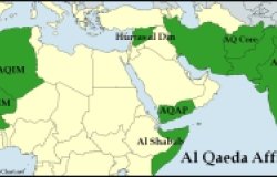 Map of Al Qaeda's Affiliates in 2023