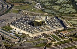 Aerial image of the Pentagon, U.S. Department of Defense Headquarters