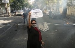 Iran Protest Sign