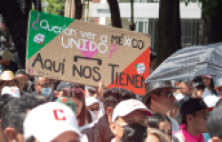 Protest in Mexico City