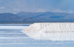 Salinas Grandes, a large salt flat in Jujuy and Salta, Argentina