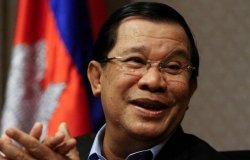 Cambodia's Prime Minister Hun Sen speaks during a press conference in Kuala Lumpur, Malaysia on April 25, 2015. Pic by Seth Akmal